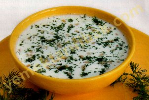 Soğuk Ayran Aşı Çorbası