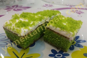 Ispanaklı Yaş Pasta